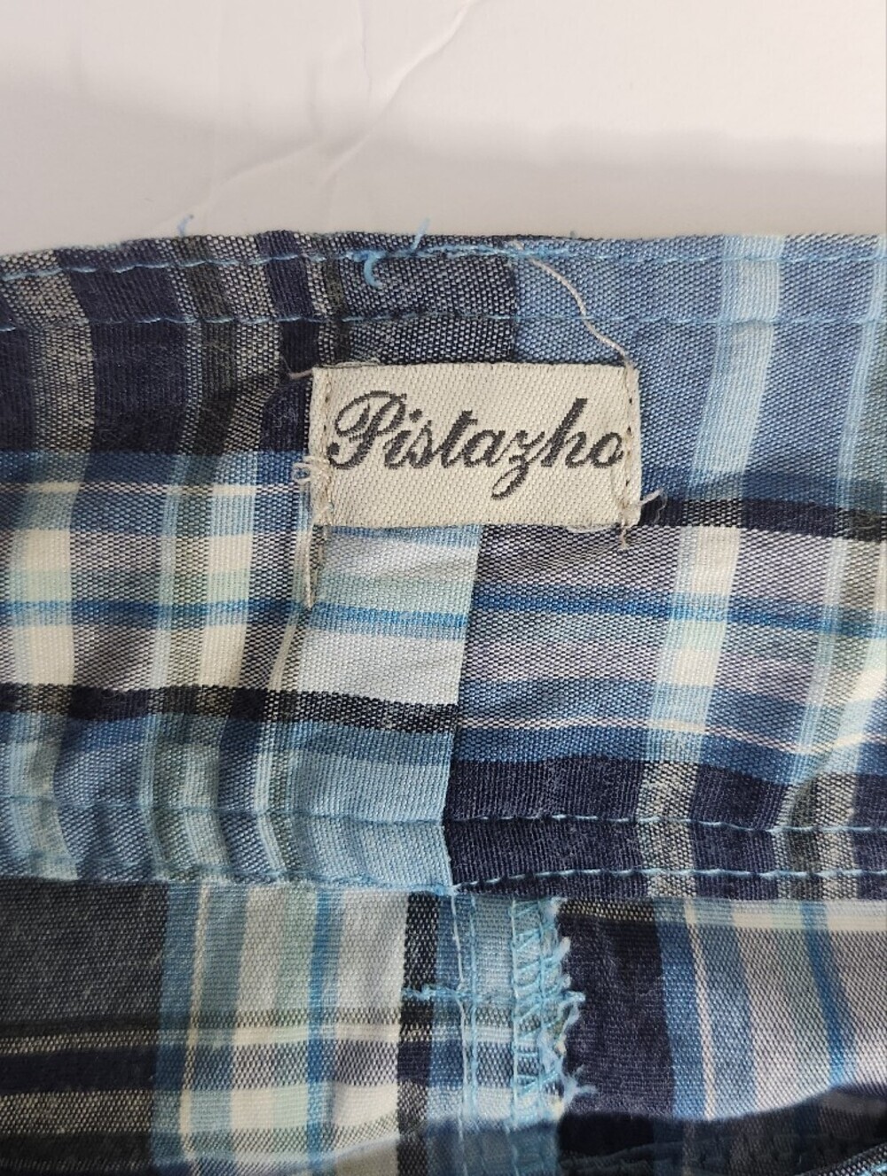 Y2K Blue Plaid Micro Mini Skirt - Picture 7 of 9